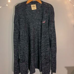 Long Button-Up Hollister Cardigan